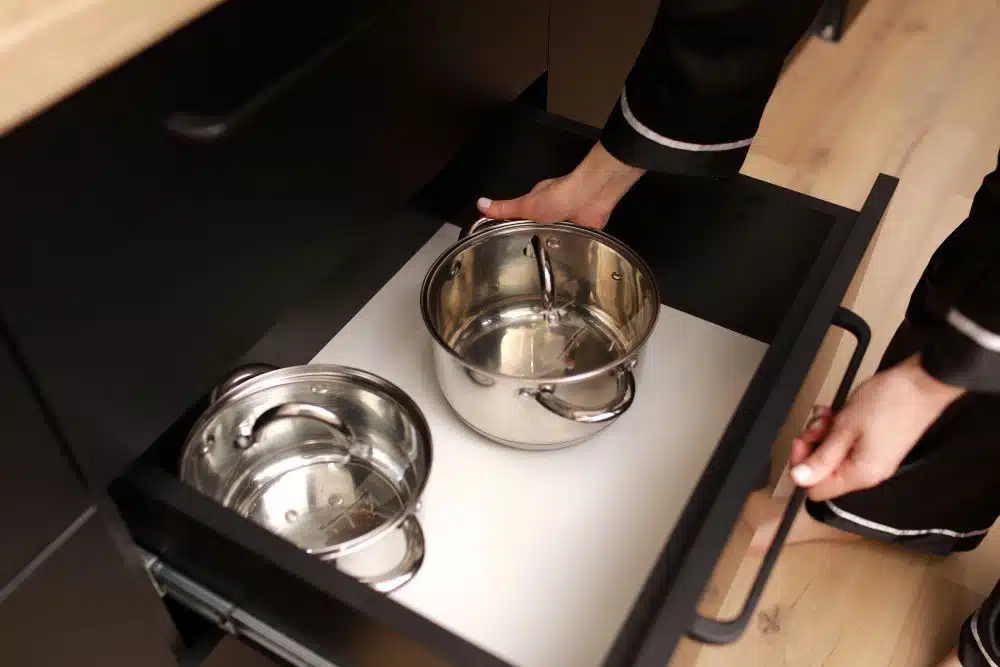 Best Way to Line Kitchen Cabinets